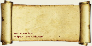 Jovana Pupin vizit kartica